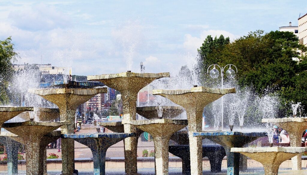 fountain gdynia kociuszko square 2521413